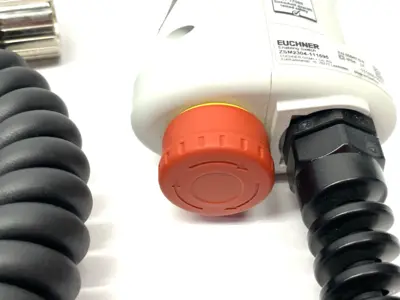 Used EUCHNER 3-FUNCTION STOP-COMMAND DEVICE LED, + AND - BUTTONS Relays & Switches Michigan US | Maverick Industrial Sales #1092130
