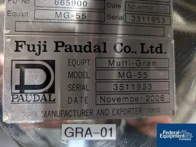 USED LCI Fuji Paudal LCI Extruder, model MG-55