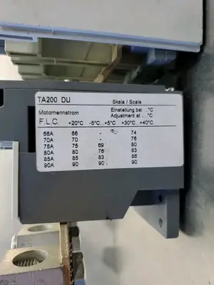 USED ABB A145-30 200-600V CONTACTOR W/TA200DU THERMAL OVERLOAD RELAY