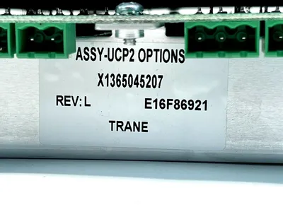 X1365045207 | Trane  Rev L ASSY-UCP2 Options E16F86921 - For parts or not working
