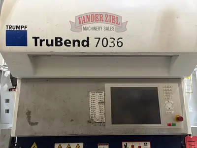 Used TRUMPF 7036 Press Brakes Michigan US | Vander Ziel Machinery Sales #482491