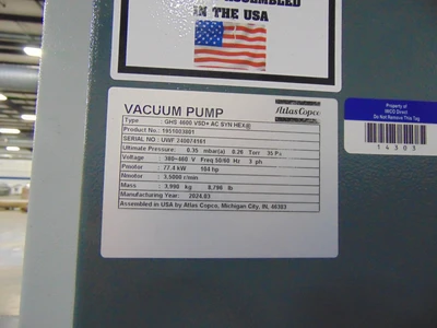 USED ATLAS COPCO GHS 4600 VSD+