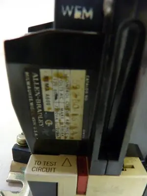 USED ALLEN BRADLEY 509-BOD SER B W37