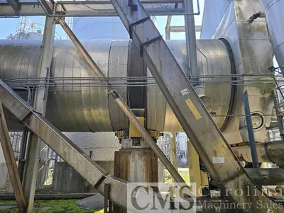 USED DAVENPORT 11X70 ROTARY STEAM TUBE DRYER