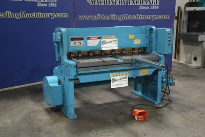 Used WYSONG 1252HD Power Squaring Shears (Gauge) California US | Sterling Machinery Exchange #1467185