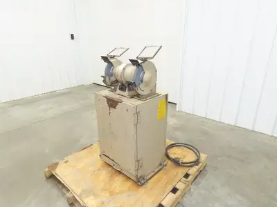 Showa SGK-N Bench Grinder Dust Collector Stand 8" 3000 RPM 230V 3Ph