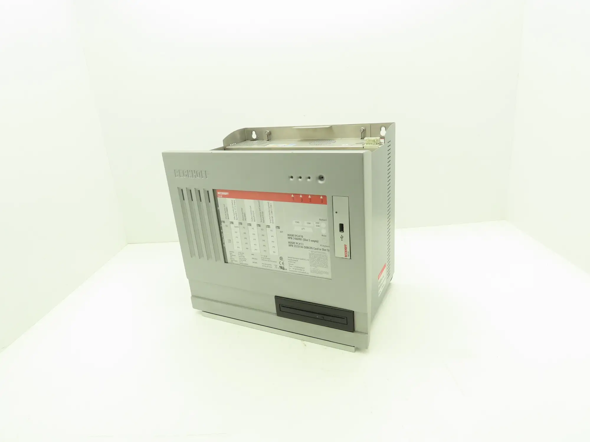 Beckhoff C6140 Husky PC#11 Industrial PC 160GB HDD Intel P3 850MHz w/SERCOS 24V