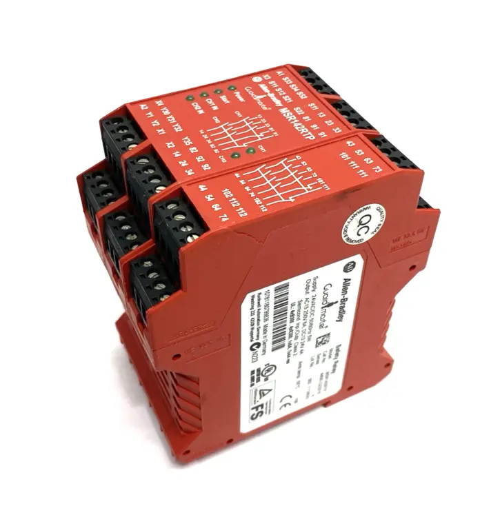 Used ALLEN-BRADLEY SER. A GUARDMASTER MSR142RTP SAFETY RELAY, AUTO-RESET Relays & Switches | Maverick Industrial Sales #1100941