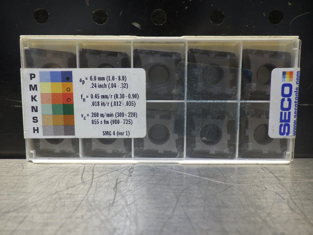 SECO Carbide Inserts QTY10 CNMG190612-M5 TP2500 (LOC1434A)
