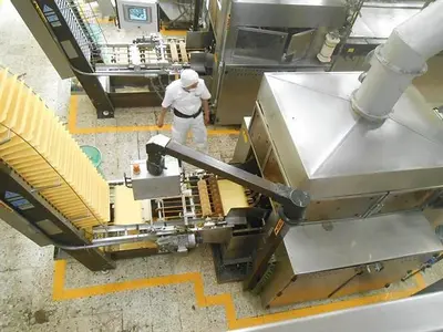Haas 80 Plate Wafer Oven Complete Wafer Line