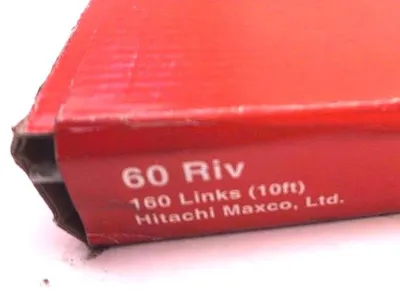 NEW HITACHI 60 RIV 10' ROLLER CHAIN