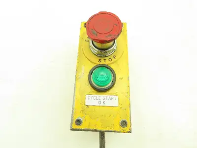 Pushbutton Control Station 6" H 2.5"W 3"D  With E-Stop And Limit Switch
