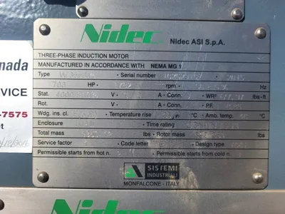 NEW NIDEC 700 HP