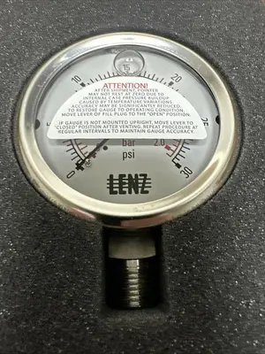 New | in-Stock LENZ SS-30-25 Universal Pressure Meters | Surplus Asset Holdings #1219065