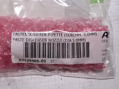 DEK 119268 PASTE DISPENSER NOZZLE DIA 5.0mm - BRAND NEW