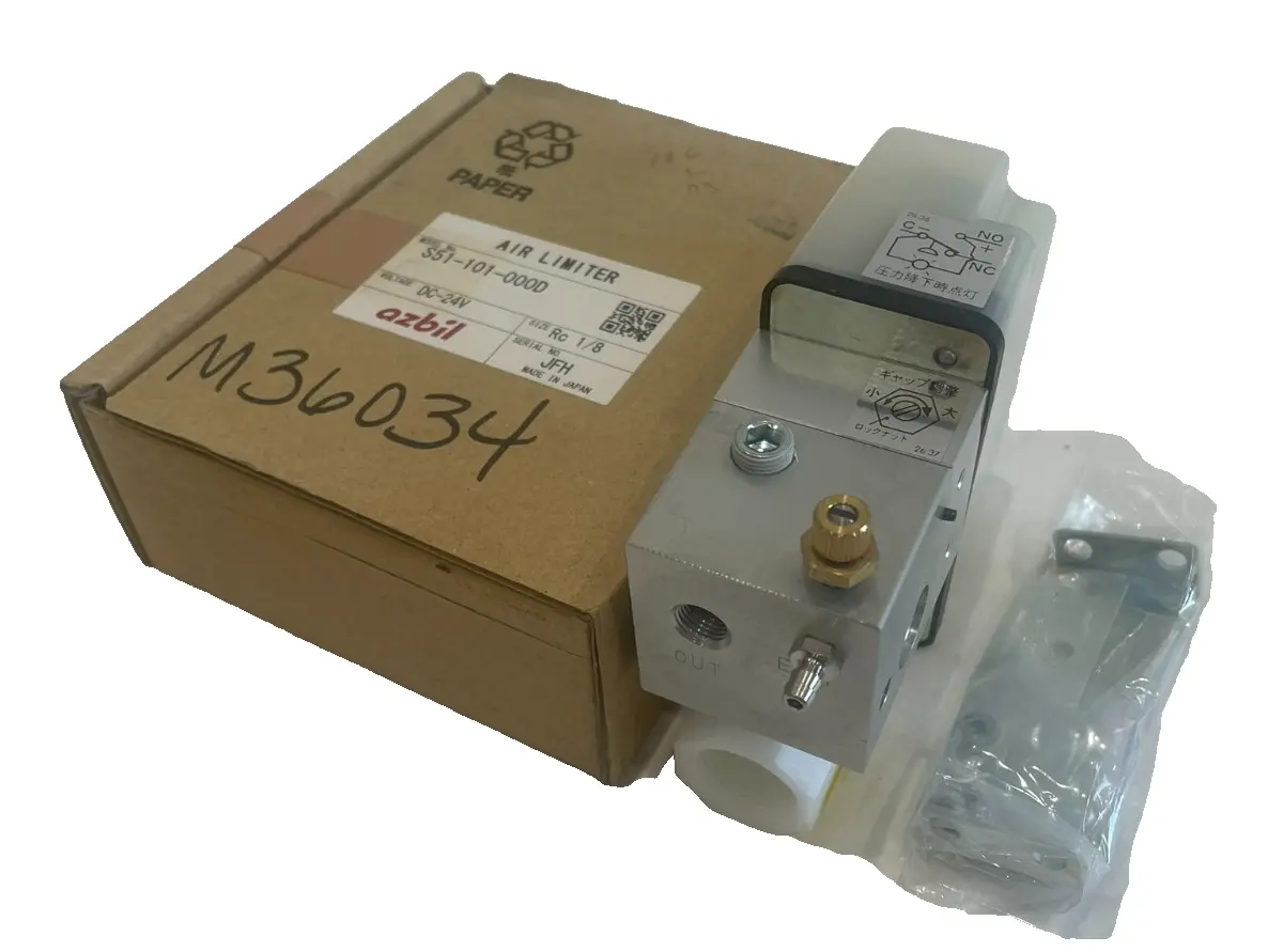 NEW AZBIL S51-101-000D AIR LIMITER DC-24V S51101000D
