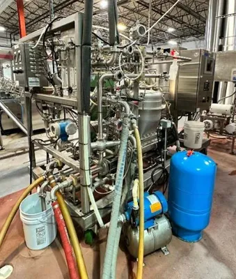 Westfalia GSC 45-06-177 Hydrostop clarifier skid, 316SS.