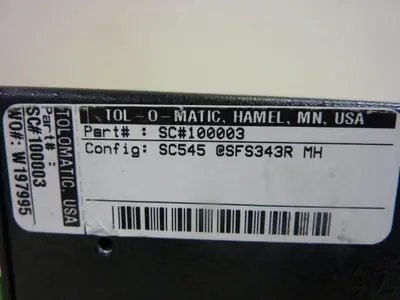 USED TOL O MATIC 3600-0000