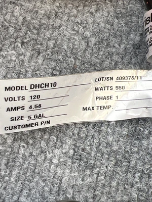 Used BriskHeat DHCH10 Heater Bands California US | Davliegogo LLC #1705605