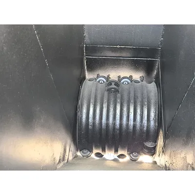 Used 40HP Single Roll Industrial Shredder - 18" Dia. X 16.5"W