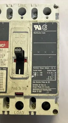 USED WESTINGHOUSE HMCP100R3C