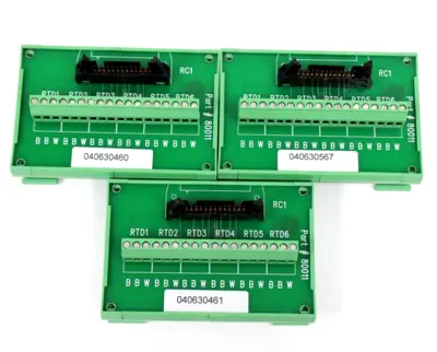 NEW LOT OF 3 PHOENIX CONTACT 80011 TERMINAL BLOCKS