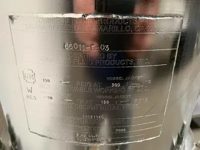 USED STAINLESS FLUID PRODUCTS 12" STAINLESS STEEL STACKED FILTER HOUSING