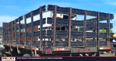 Used 2015 TRUCK TECH ENGINEERS 20 FT STAKE Flatbed Trucks Michigan US | Proxy Equipment #1425978