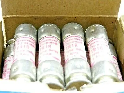 9 NEW SHAWMUT TR-1-R FUSES 1 AMP 250V TR1R