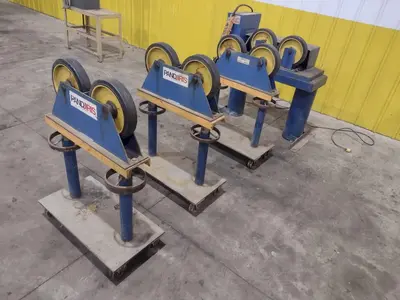 6,000 LB PANDJIRIS MODEL PIPER 3 TANK TURNING ROLLS, DRIVE & IDLERS, 110V : YOBRO 24750