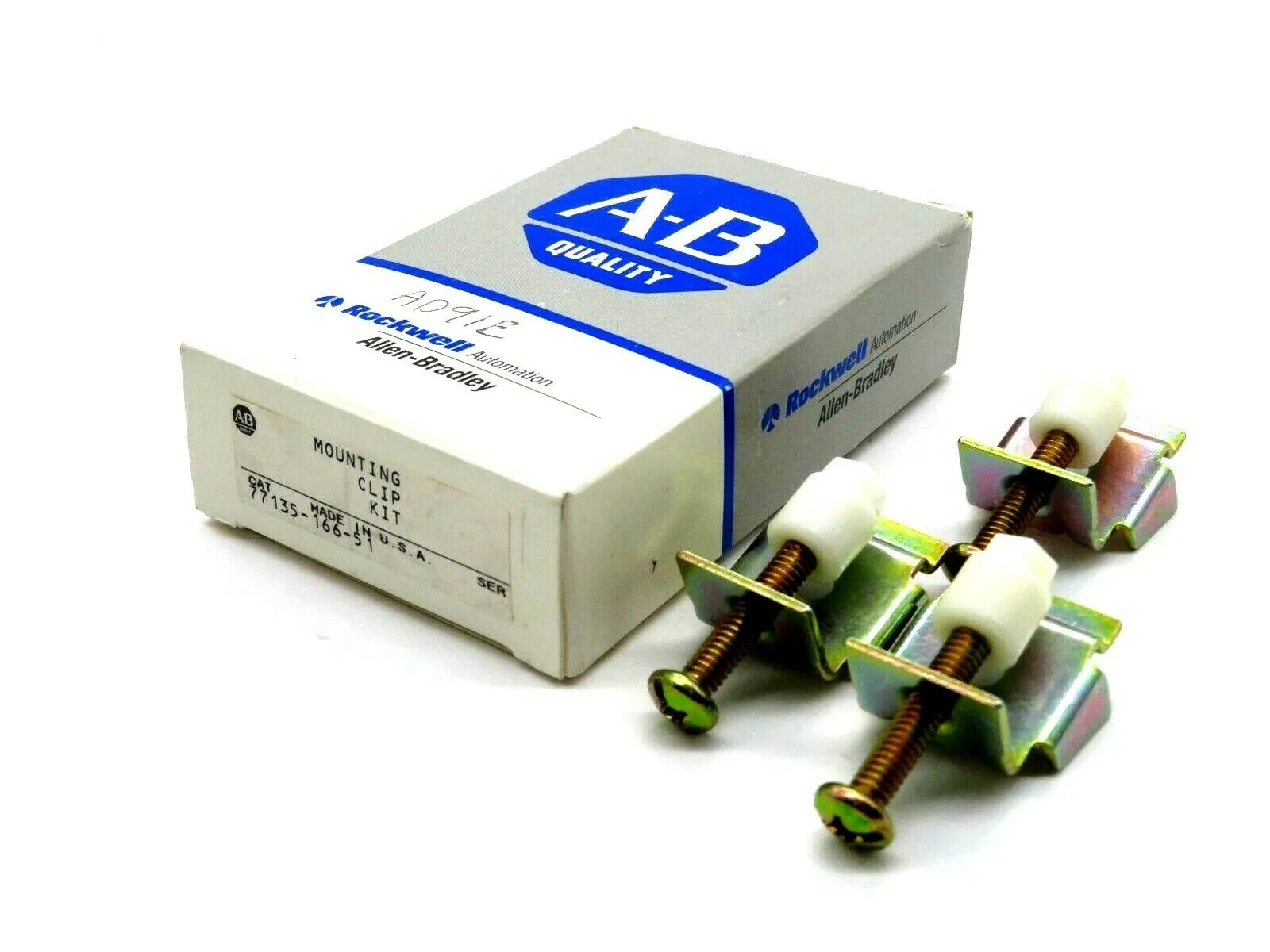 NEW LOT OF 3 ALLEN BRADLEY 77135-166-51 MOUNTING CLIP 7713516651