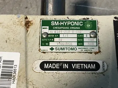Used 2018 SUMITOMO RNFMS0125RB150 Motors (misc) Ohio US | HGR 24 #1290104