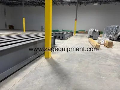 Overhead Bridge Crane, Dual Beam, 11/17 Ton Hoists, 40 ft. span