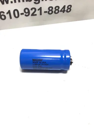 Mallory 1,500 µF 75 VDC CAPACITOR POS+85C