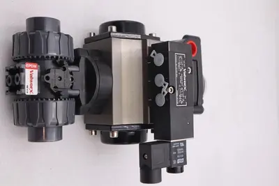 VALWORX 530163 AP063 PNEUMATIC ACTUATOR W/ 529102A SOLENOID 529910A VALVE #005-A