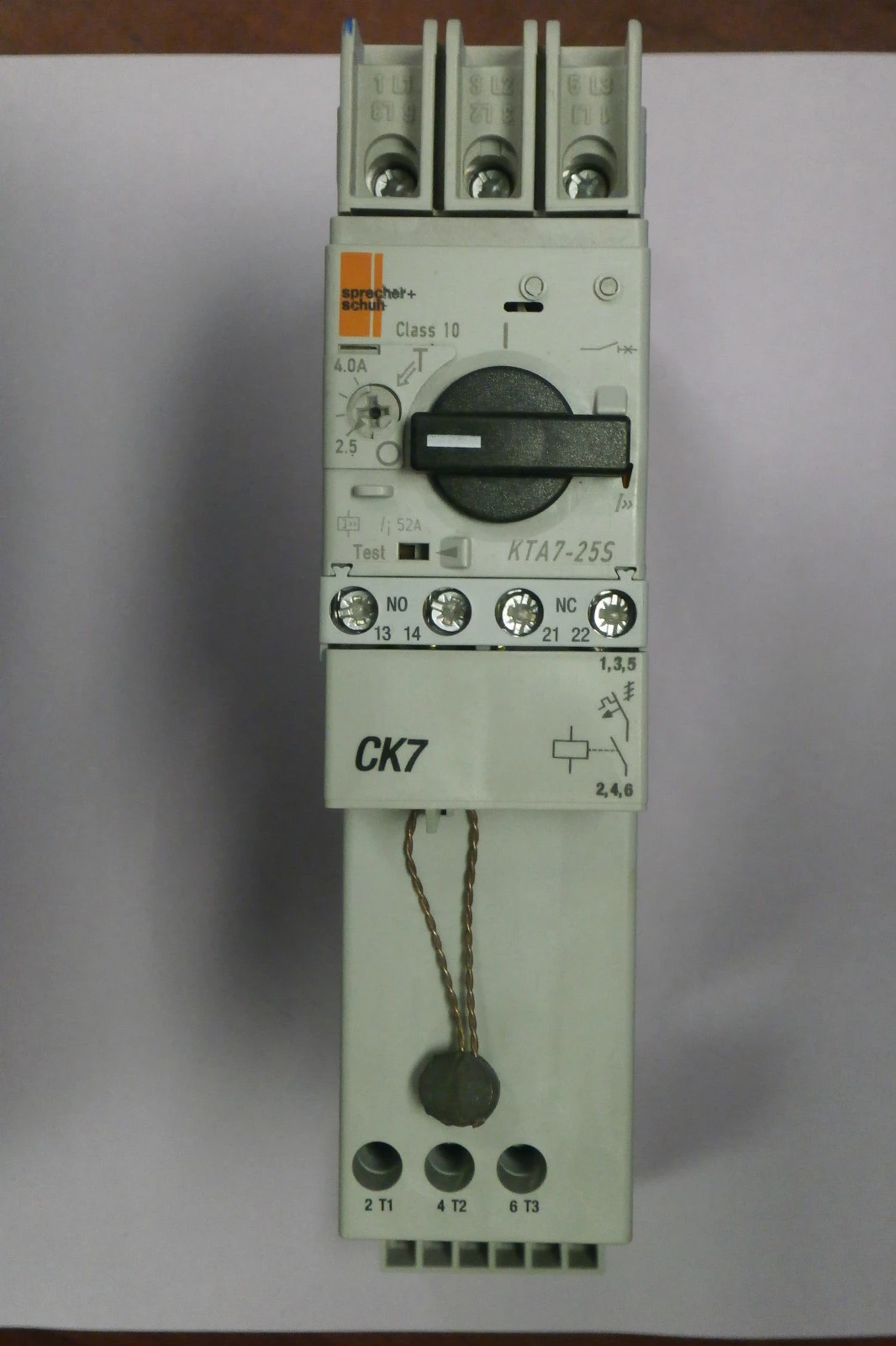 USED SPRECHER AND SCHUH KTA7-25S-4.0A  WITH CA7-9D-10