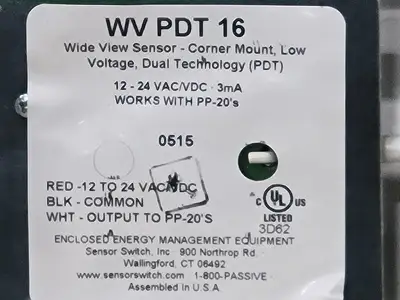 USED SENSOR SWITCH WV PDT 16