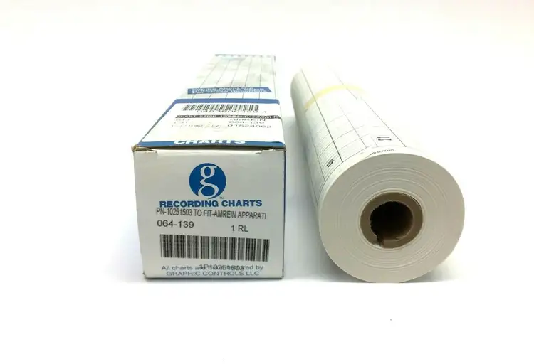 New | in-Stock Graphic Controls Strip Recorder Chart 2 Speed 10" Wide Chart Recorders Michigan US | Maverick Industrial Sales #1489836
