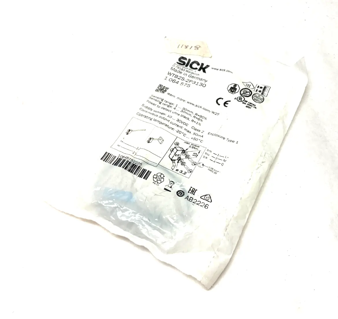 NEW SICK PHOTOELECTRIC PROXIMITY SENSOR