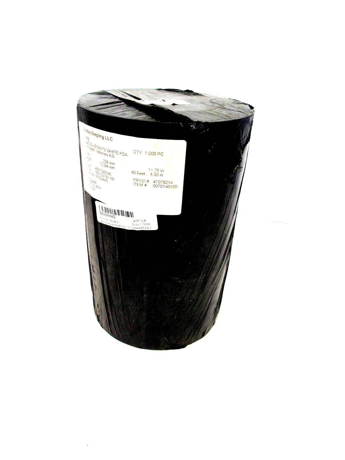 NEW FORBO SIEGLING 50433909 CONVEYOR BELT E4/20/U/0NAPS WHITE W=11.75" L=54' 2"