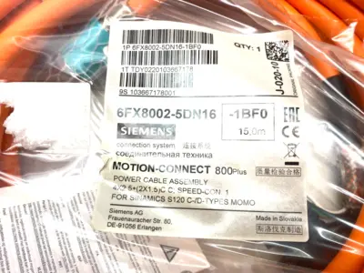 Siemens 6FX8002-5DN16-1BF0 MOTION-CONNECT Power Cable Assembly 15m 800Plus - New Other
