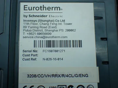 Used EUROTHERM 3208/CC/VH/RRX/R/4CL/G/ENG Temperature Controls Ohio US | HGR 24 #802944