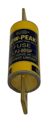NEW LOT OF 4 BUSSMANN LPJ-80SP LOW PEAK FUSES LPJ80SP