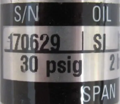 NEW BAILEY PTPGF71020E0010 PRESSURE TRANSMITTER 0-30PSI