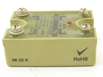 Dayton 5Z958 Solid State Relay 40A 240VAC  90-280VAC Coil Voltage Lot of 7