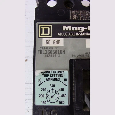 Square D 3 Pole 50 Amp FAL Breaker