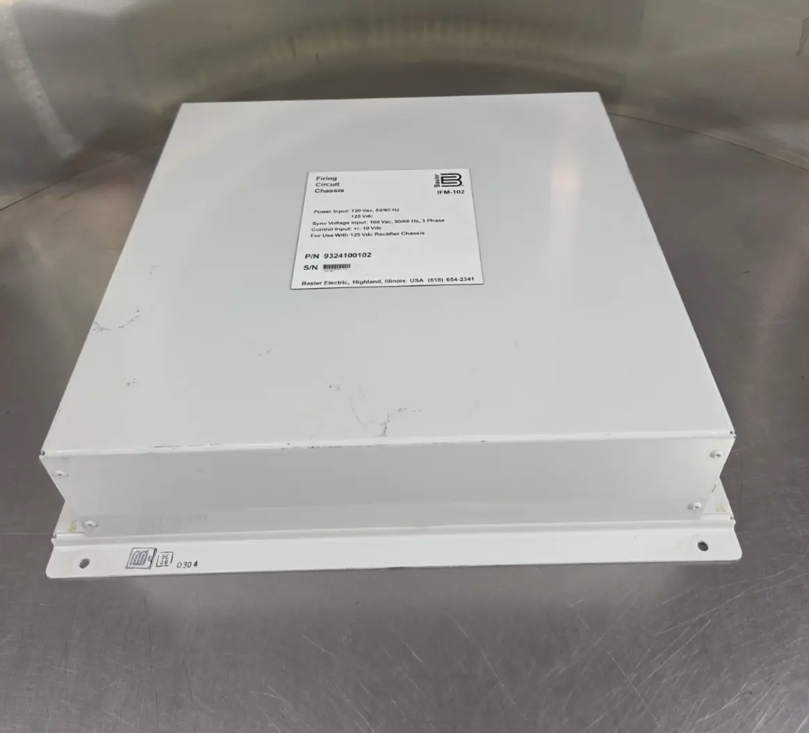 Used BASLER ELECTRIC IFM-102 9324100102 PLC Chassis South Carolina US | Palmetto Automation #1512070
