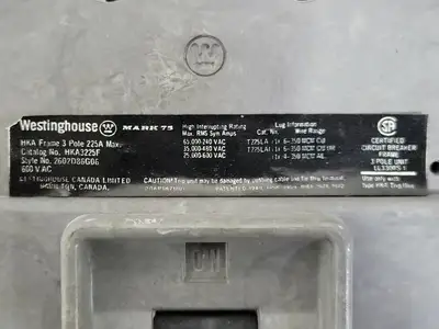 USED WESTINGHOUSE HKA3225F