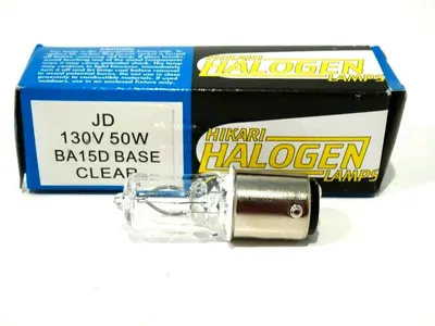 9 NEW HIKARI JD BA15D HALOGEN LAMP JDBA15D