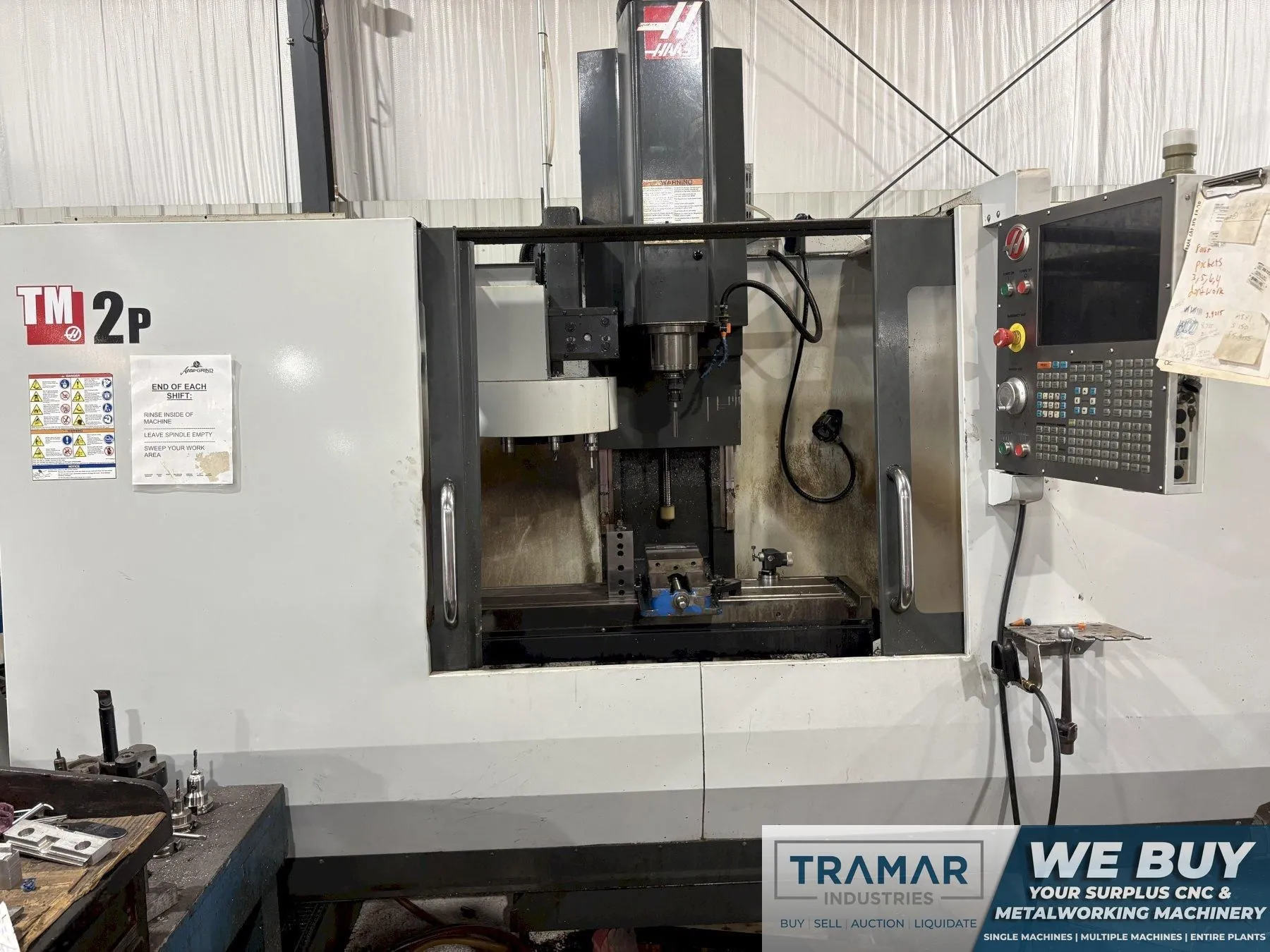 Used 2015 HAAS TM-2P Vertical Machining Centers Michigan US | Tramar Industries #1513377